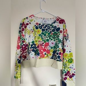 Champion Campus French Terry Crew Neck Floral Sweatshirt XS Lightweight